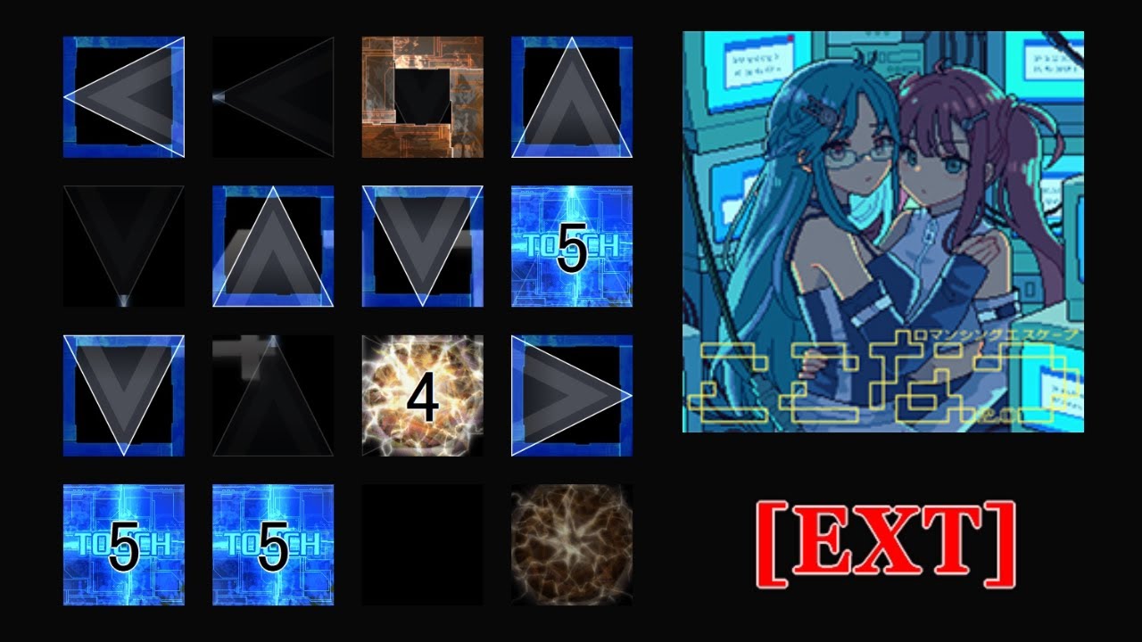 【jubeat beyond the Ave.】ロマンシングエスケープ [EXT] 譜面確認