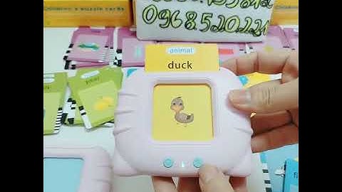 Máy đọc từ vựng tiếng anh, máy đọc thẻ flashcard 224 từ vựng tiếng anh