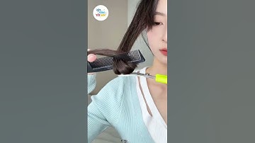 Xử lý tóc chẻ ngọn cực dễ #tothonmoingay #tips #shorts