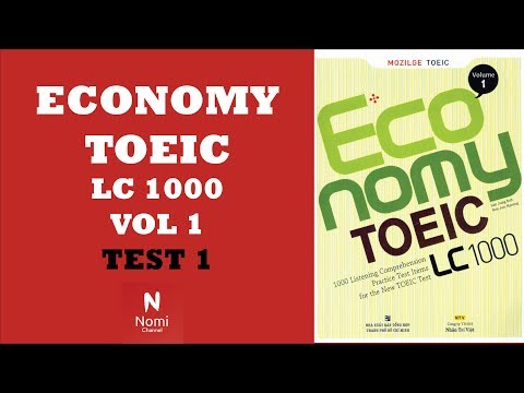 [TOEIC] Economy TOEIC LC 1000 Vol 1 Test 1
