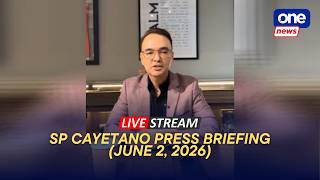 LIVE | Senate President Alan Peter Cayetano holds press briefing (June 2, 2026)