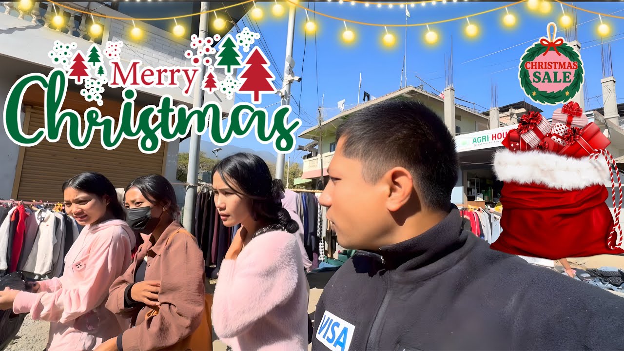 Christmas and new year shopping 🛍️ || Bazar board Manipur 