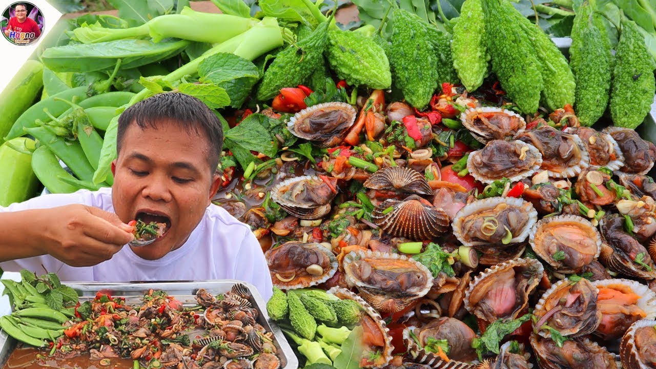 hải sản tươi ngon New ยำหอยแครงมะระสด แซ่บสุดใจ บรรยากาศเย็นสบาย