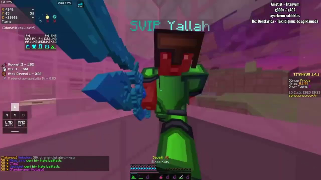 10X GÖK KESME - AMETİST DUEL - 2V2 AÇIK ALAN - Titanyum / Ametist