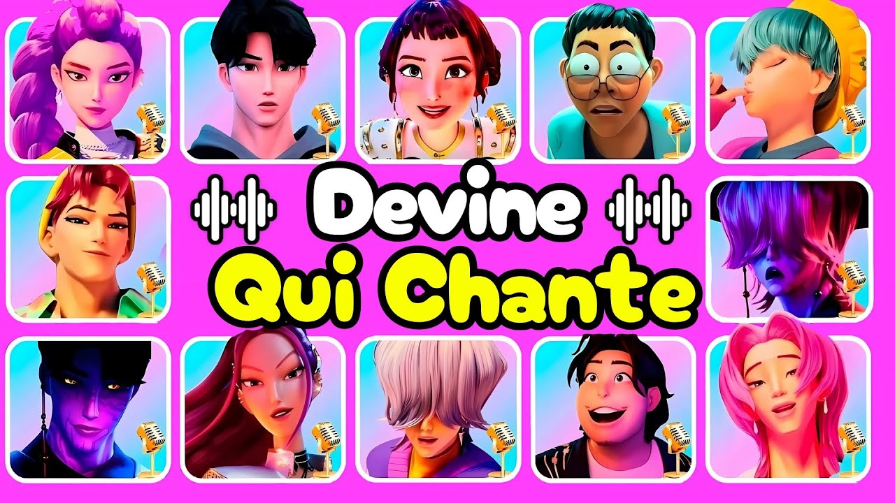 Devine 30 PERSONNAGES et CHANSONS des GUERRIÈRES DU K-POP 🤯🎶 K-Pop Demon😍Jinu🔥Rumi💜 Deviner Quiz