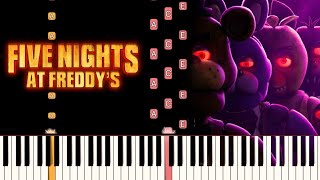 Five Nights At Freddy's - The Movie (Main Theme) | Piano Tutorial Resimi