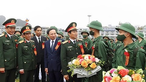 Các địa phương sôi nổi tổ chức giao, nhận quân năm 2023