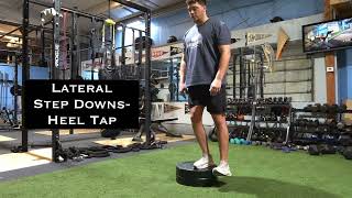 Lateral Step Downs - Heel Tap