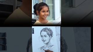 Live portrait drawing 🎨| #shorts #yt #viral #PortraitDrawing#LiveSketch#PencilPortrait#ArtInProgress
