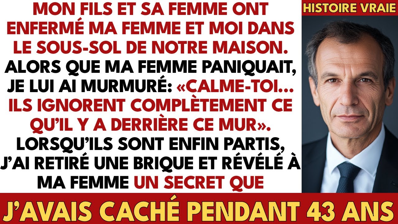Notre Fils Nous A Enfermés Au Sous-Sol, Mais Je Cachais Un Secret Qu’Il Ignorait