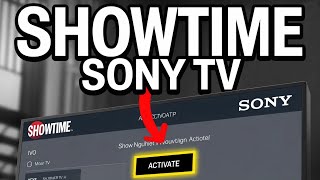 How to activate Showtime on Sony TV - Quick Fix