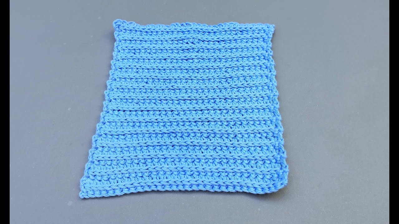 Crochet Washcloth YouTube