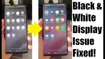 Phone display black and white | Problem solved!