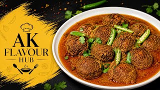 Gola Kabab Salan Recipe | Soft & Juicy Gola Kabab Curry | Restaurant Style | AK Flavour Hub screenshot 4