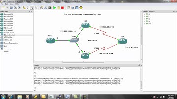 First Hop Redundancy Protocol FHRP Troubleshooting Lab 1