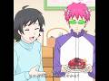 ハートのケーキ、贈り渡す#animeedit #anime #斉木楠雄のψ難 #tvshow #saikikusuo