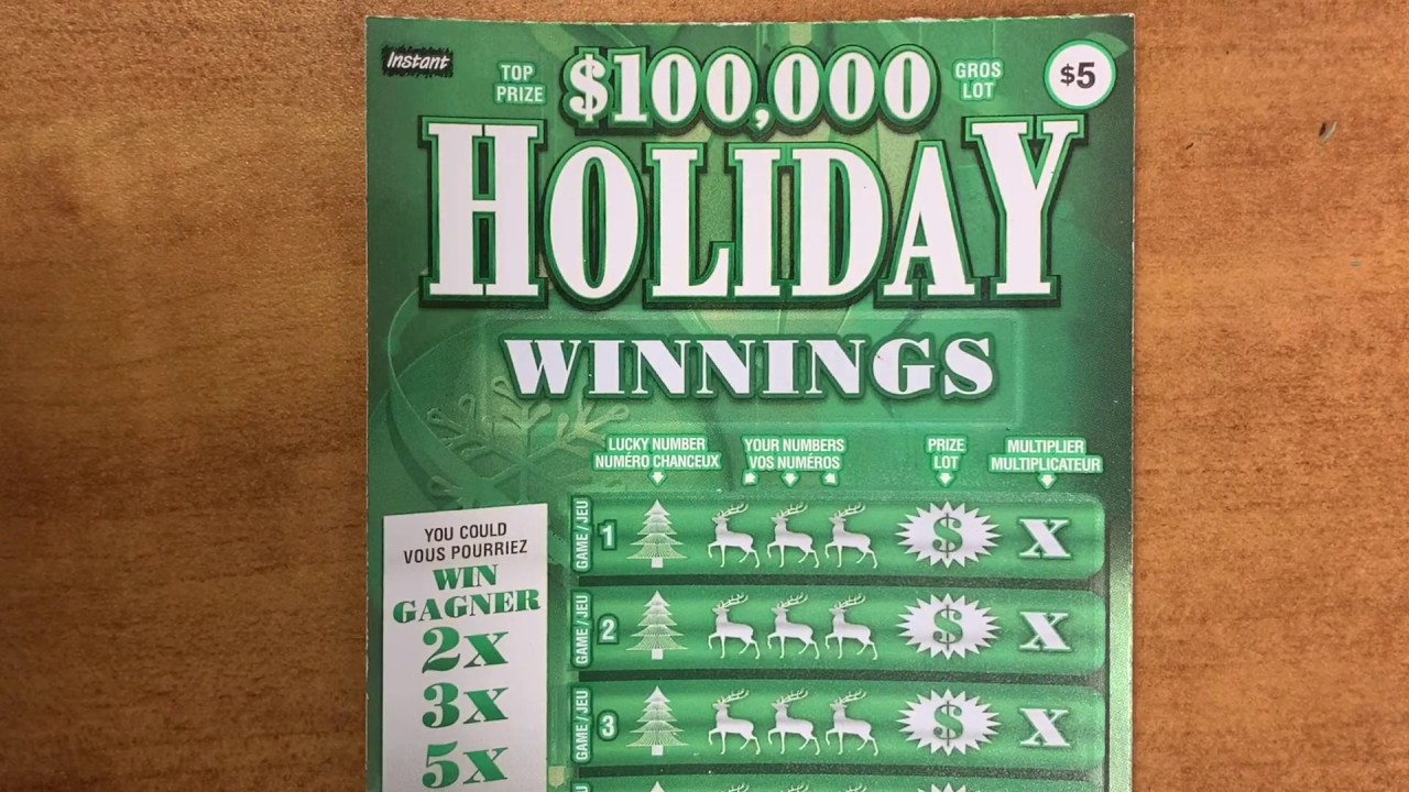 HOLIDAY WINNINGS OLG SCRATCH TICKET ONTARIO LOTTERY AND GAMING YouTube
