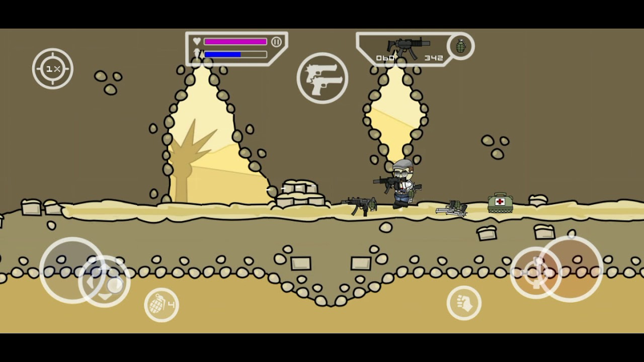 mini militia only mp5 challenge