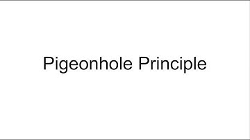 Pigeonhole Principle: Theorem and Examples