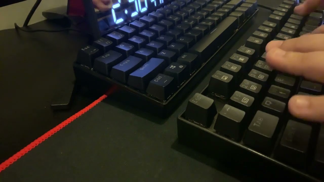 Best sounding outemo red keyboard?