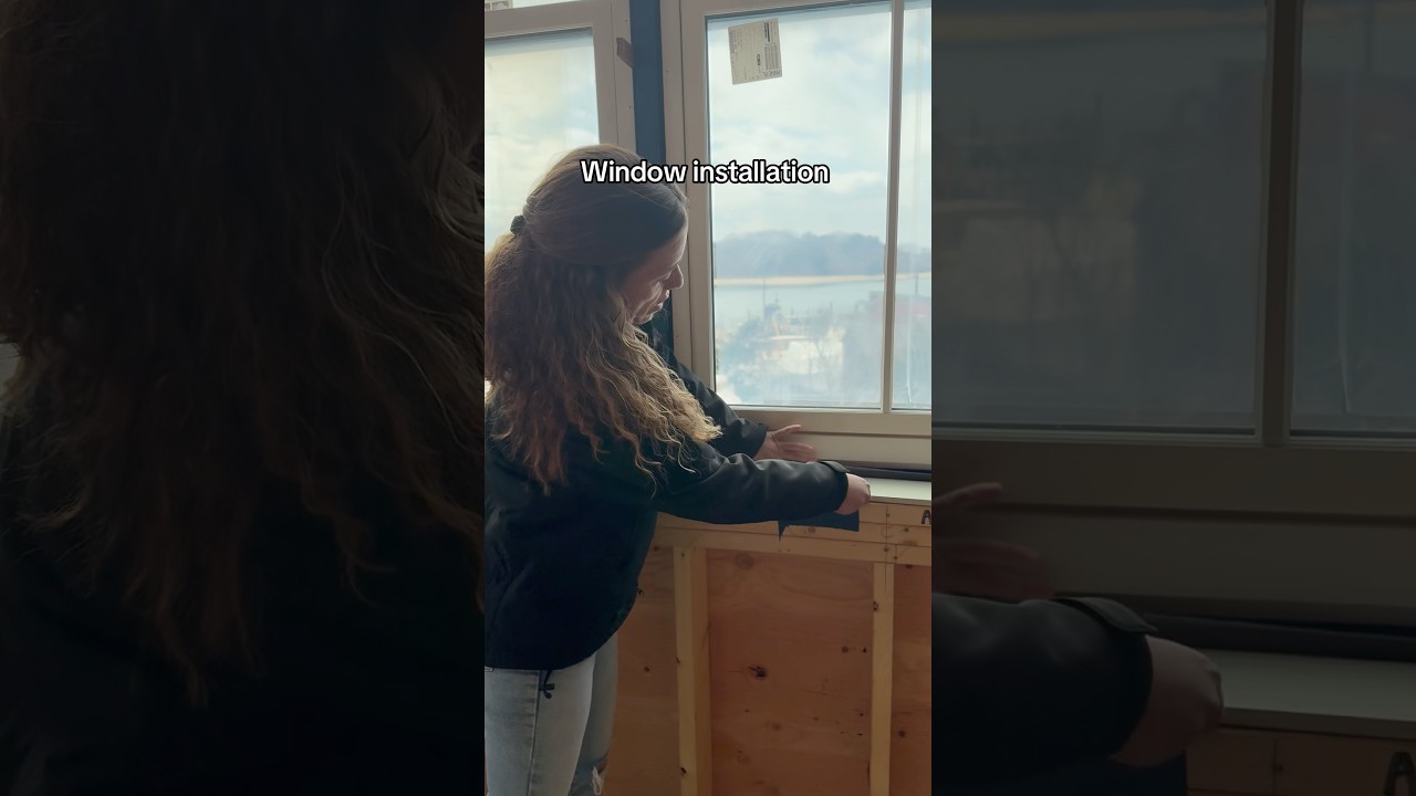 Sloped Sill Window Installation