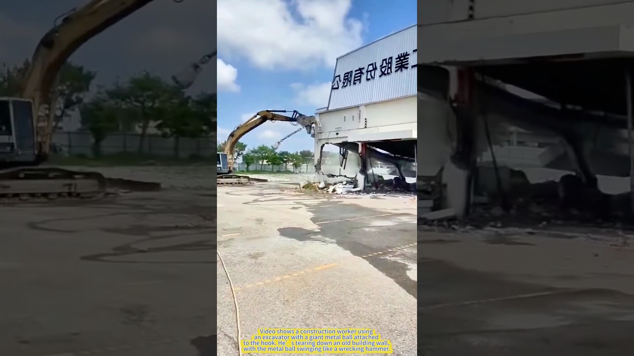 Smashing with Precision: Demolition in Action.