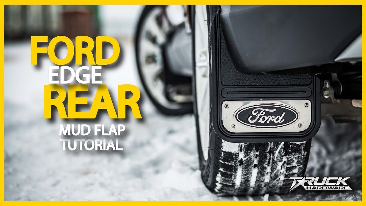 20152018 Ford Edge Gatorback Rear Mud Flap Installation YouTube