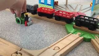 Thomas and friends steamroller crash