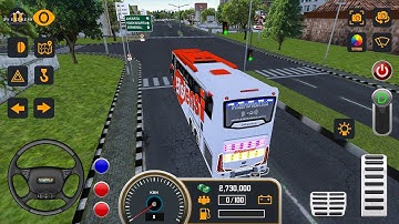 Mobile Bus Simulator New Bus #8 BANDUNG - Android Gameplay FHD