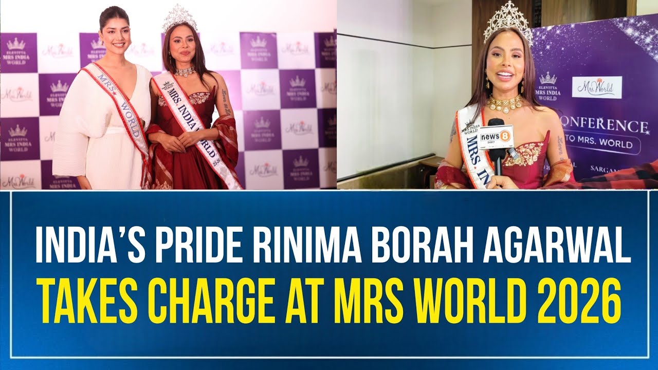 Mrs India World Rinima Borah Agarwal Officially Sashed, Set to Shine at Mrs World 2026 ✨