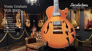 ギター vestagraham vgf1800 Vesta Graham VGS-2000 エレキギター買取紹介 - YouTube