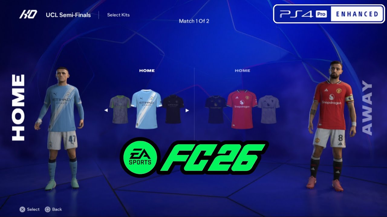 FC 26 PS 4 PRO | «Манчестер Сити» против «Манчестер Юнайтед» — Лига чемпионов УЕФА