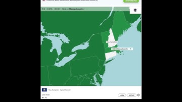 Seterra Geoguessr Speedrun The U.S.: States in New England Pin 3.754s  #gaming