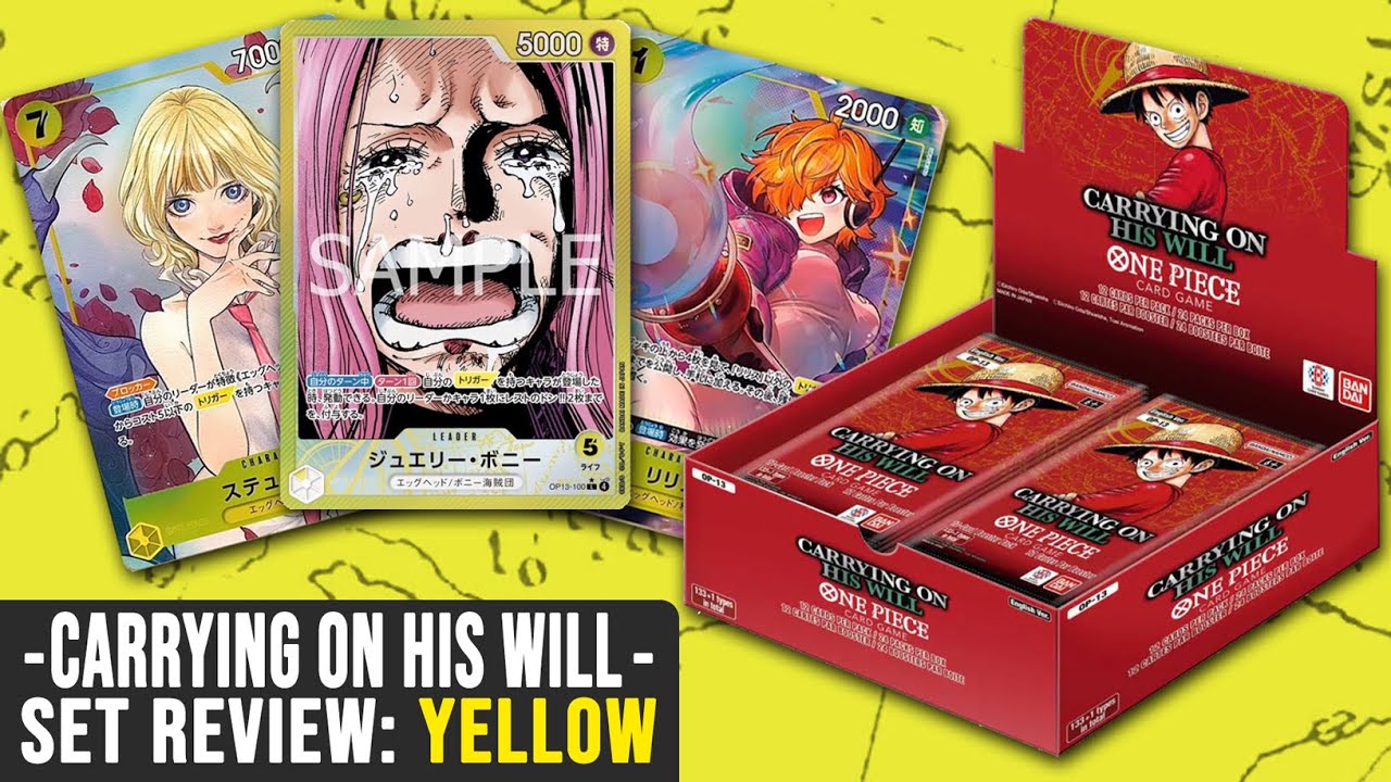 Рейтинг жёлтых карточек в сете OP13 «Продолжая свою волю» — One Piece TCG