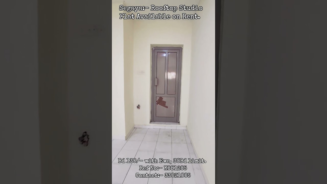 Segaya:- Rooftop Studio Flat on Rent with Ewa.. 