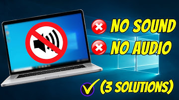 How to FIX No Sound & Audio Problems on Windows 10 (3 Solutions)