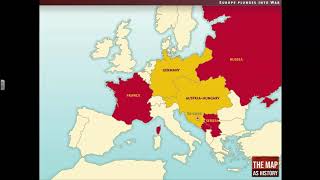 Europe Plunges into War  Animated Map