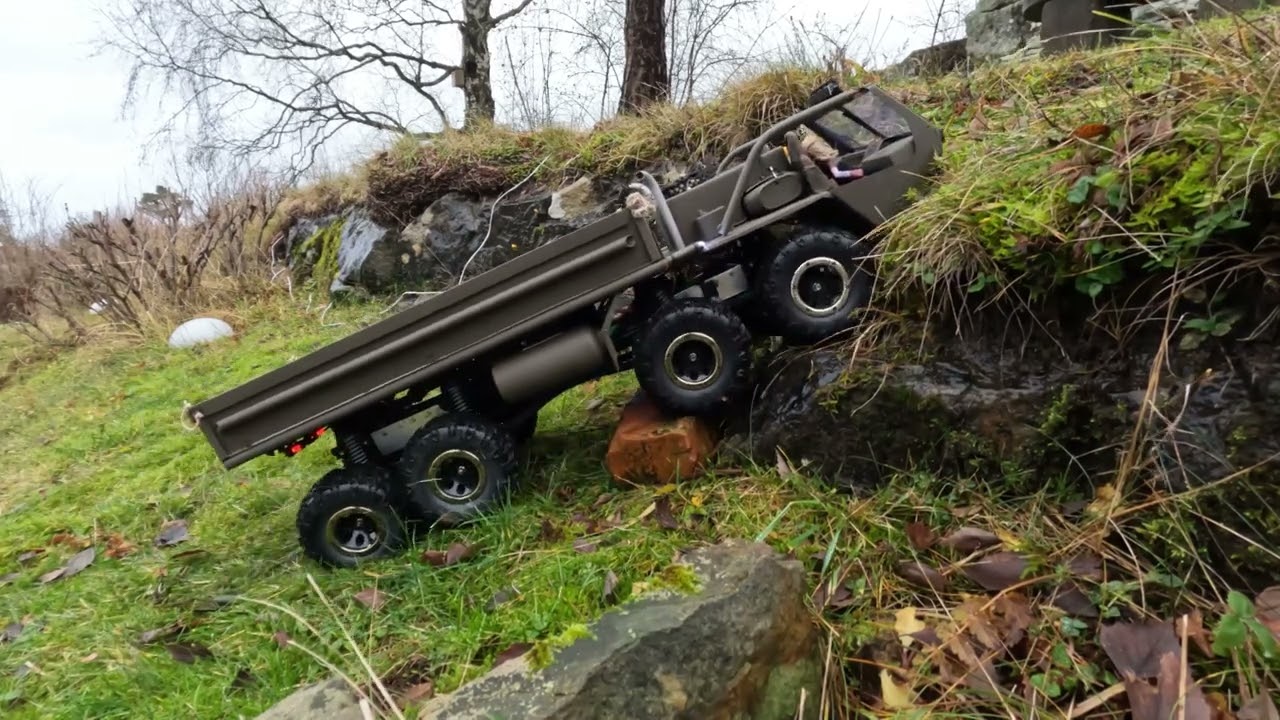 RC HEMTT open top build and drive