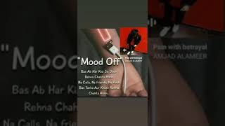 mood off 😔🥀💔Heart broken status💔  AMJAD ALAMEER   pain with betrayal💔 Resimi