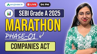 Sebi Grade A 2025 Companies Act  Marathon  Important Questions  Phase 1  Anuj Jindal