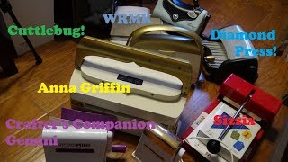 Comparing All of My Die Cutting Machines & What I Think of Them! Much Requested!