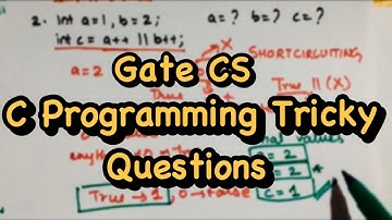C Programming Important Solved Examples || Gate CSE Questions || Difference b/w Sizeof & Strlen()