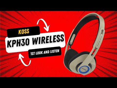 Cuffie Wireless Koss KPH30 – Stile Retro, Batteria 20+ Ore, Ricarica USB-C E Microfono Integrato - 6