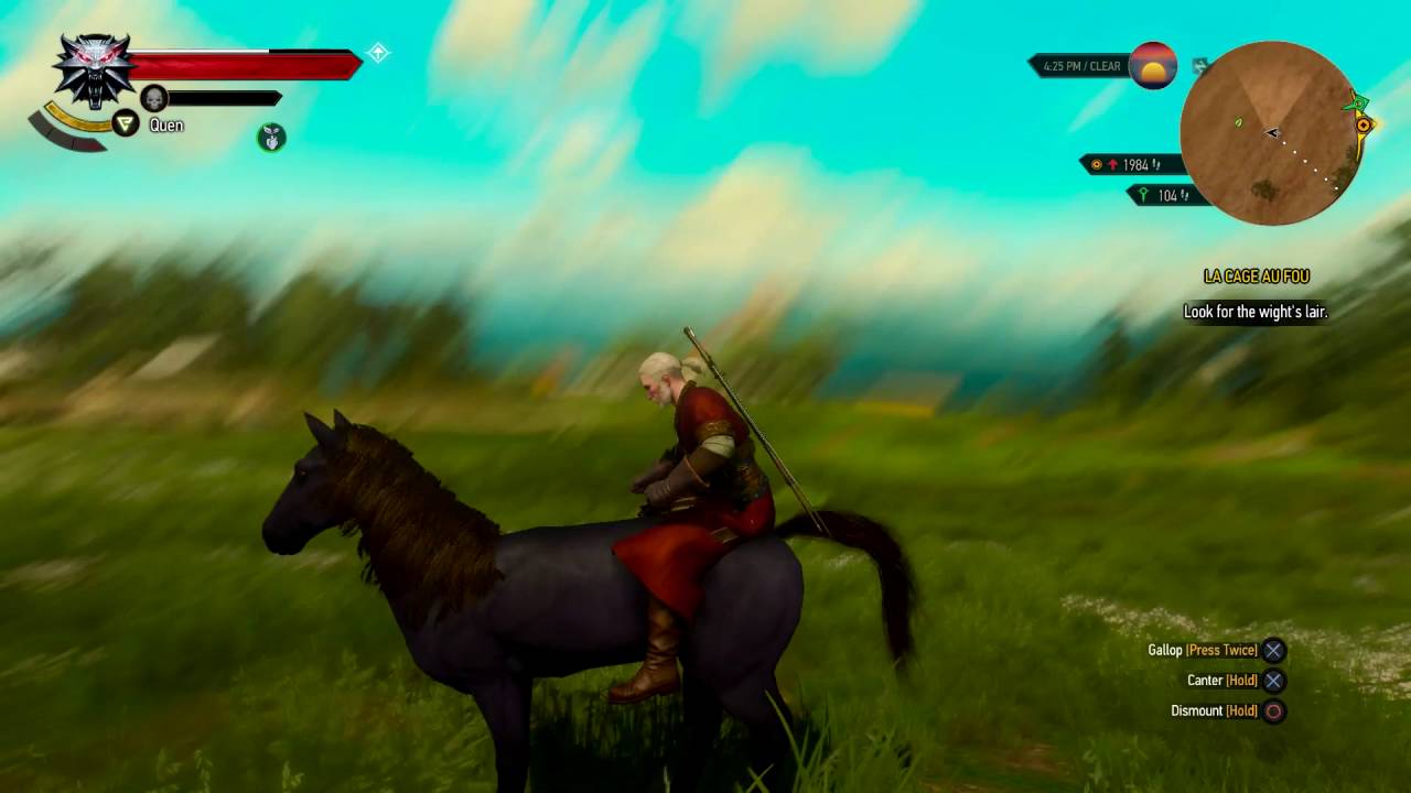 Witcher 3 Frolicking with wild horses YouTube