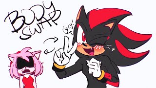 Body Swap - Shadamy Shadow X Amy Sonic Comic Dub Comp