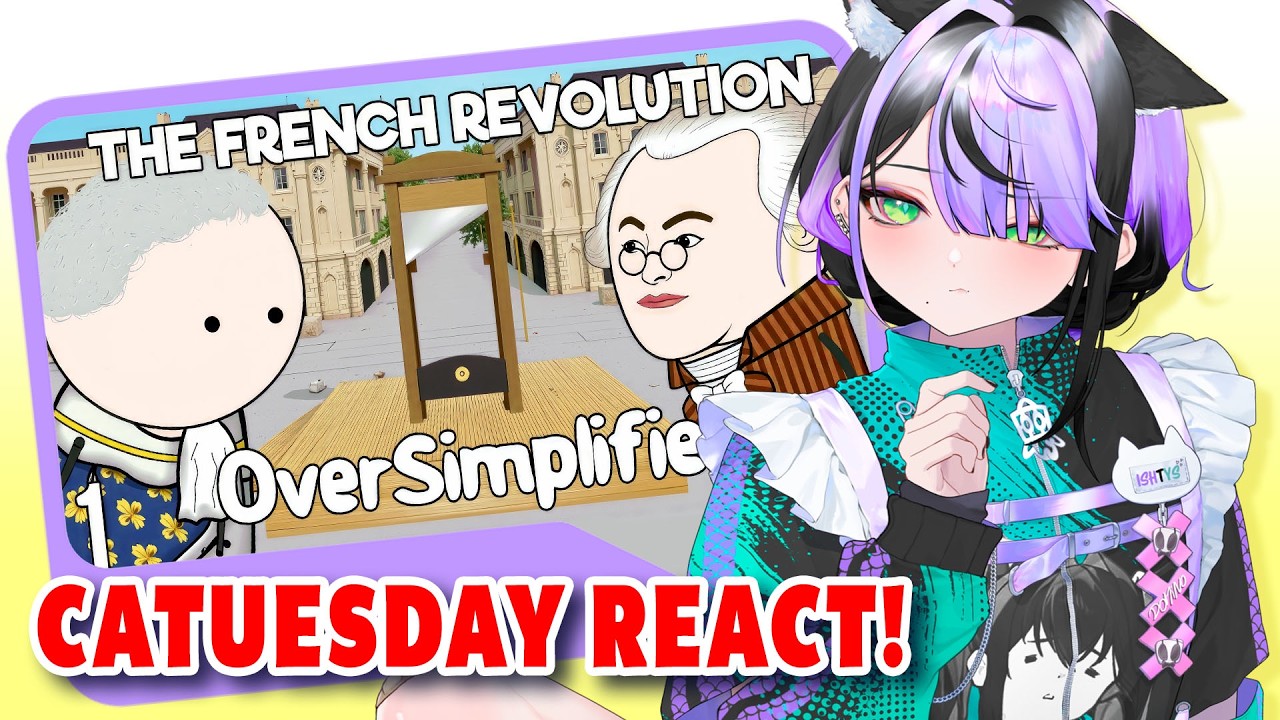 French Reacting To The French Revolution - OverSimplified (Part 1& 2) | Catuesday React