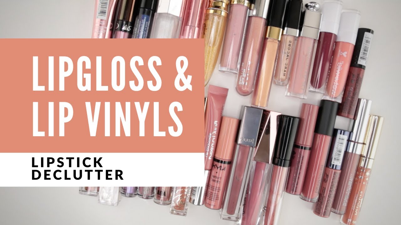 MASSIVE Lipgloss Declutter (With Swatches & Mini Reviews)
