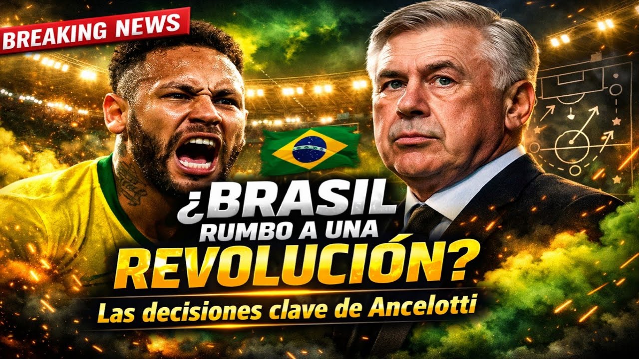 ¿Ancelotti prepara una bomba? Grandes cambios en la nueva lista de Brasil