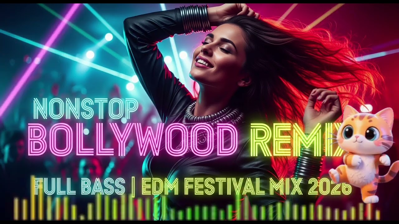 🎧Nonstop Bollywood Remix Full Bass | EDM Festival Mix 2026 | Desi Night Beats.Vol