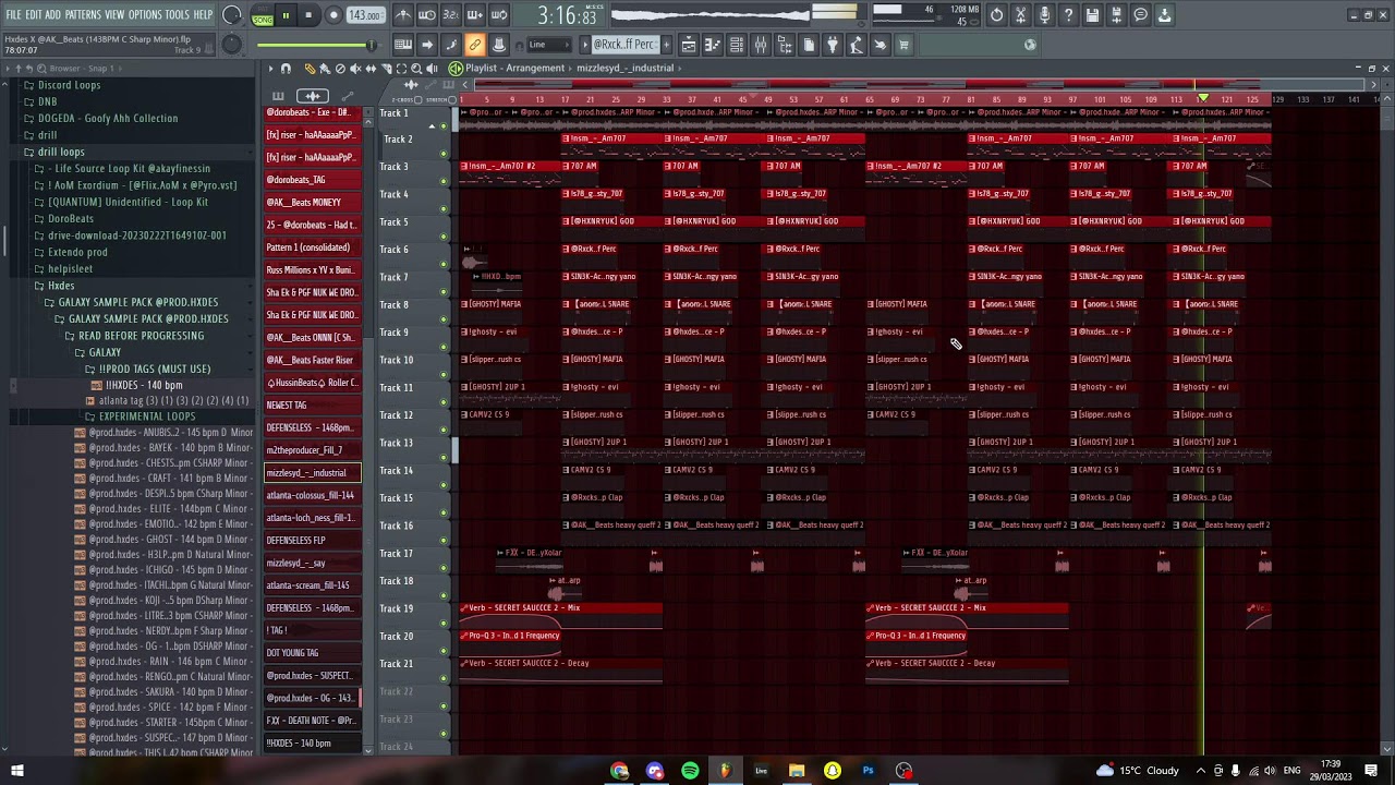Cooking up a ghosty drill beat from scratch